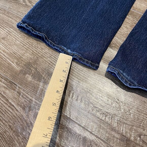 Old Navy Jeans Women's Size 18 Short Dark Blue Mid-Rise Diva Boot-Cut - Picture 9 of 14